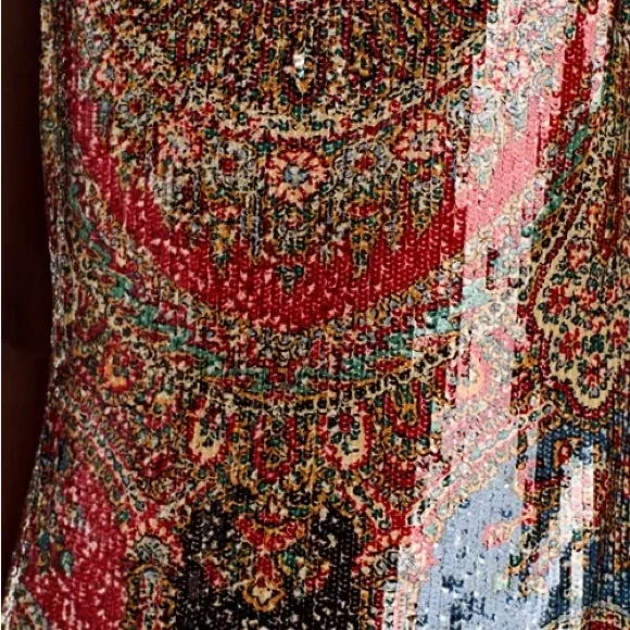 NWT Veronica Beard Leda Dress in Size 6 Red Multi - Picture 11 of 15